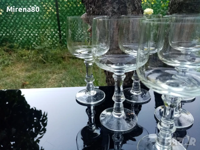 Български кристален сервиз за вино, снимка 2 - Сервизи - 50847743