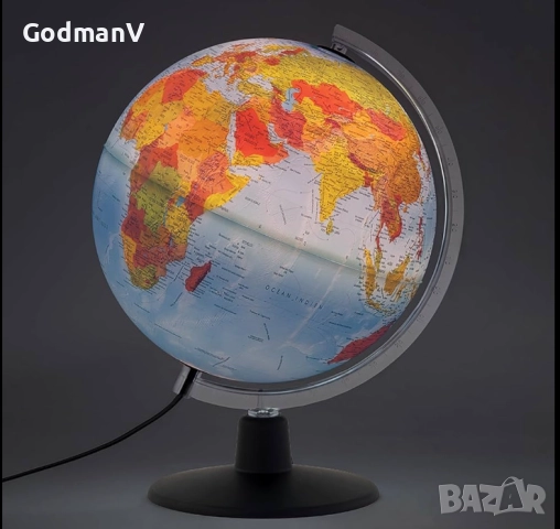 Светещ глобус , снимка 2 - Декорация за дома - 52639033