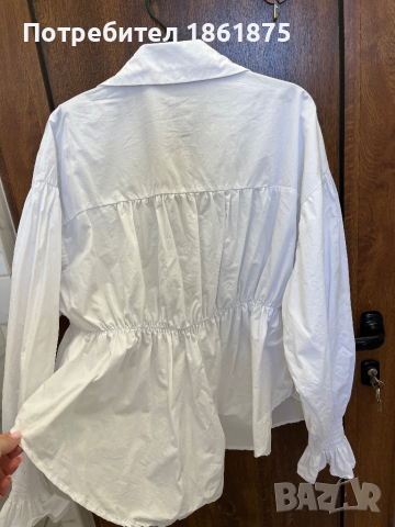 Бяла риза тип корсет отпред , снимка 7 - Ризи - 44894921