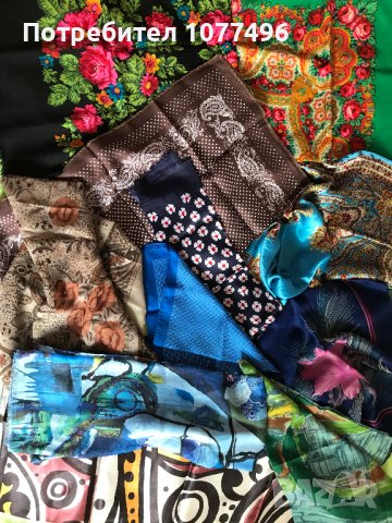 16бр Нови Дамски Шалове от плат, Плетен  шал - чудесен  подарък, снимка 1 - Шалове - 20619429