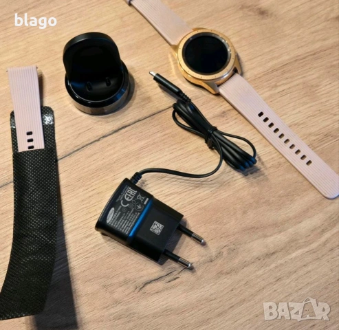 SAMSUNG GALAXY WATCH GOLD Като нов, снимка 2 - Смарт гривни - 53047814
