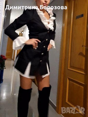 Дамска блейзър рокля Нова , снимка 2 - Рокли - 43592786