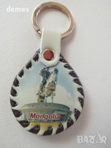 Автентичен кожен ключодържател от Монголия-серия, снимка 2 - Други - 50751470