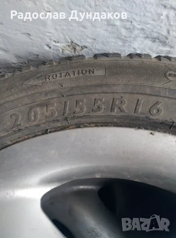 Оригинални алуминиеви джанти за Ford със зимни гуми 205/55R16, снимка 3 - Гуми и джанти - 49831787