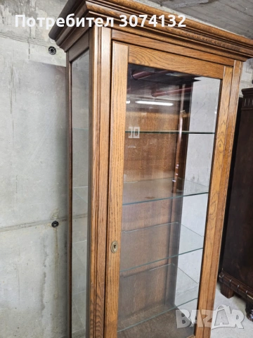 Кристалиера в стил Рустик, снимка 3 - Секции и витрини - 53566009