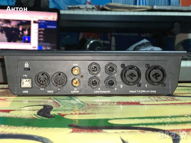 Avid M-audio Fast Track C400 USB Audio MIDI Interface Звукова Карта, снимка 7 - Други - 52656987