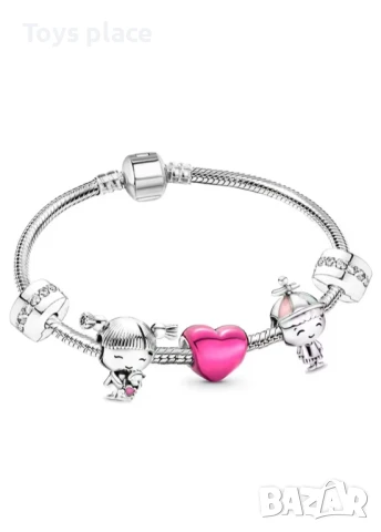 Различни гривни с Талисмани тип Пандора , снимка 3 - Гривни - 51061355