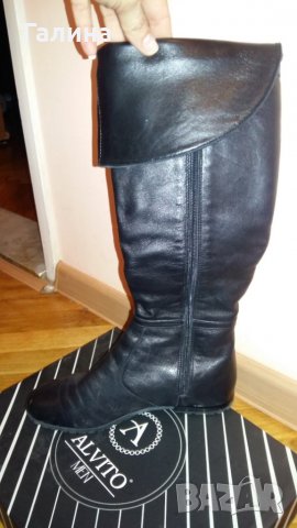 Дамски ботуши естествена кожа, снимка 2 - Дамски ботуши - 27133708