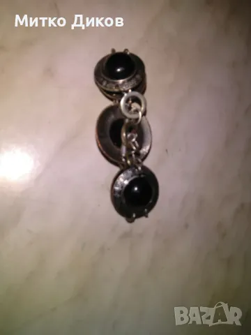 Гривна с оникс отлична, снимка 3 - Гривни - 49624990