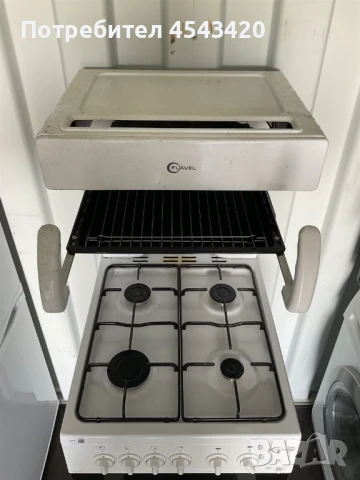 Изцяло газова готв. печка с газов грил Flavel FHLG51, снимка 5 - Печки, фурни - 51234876
