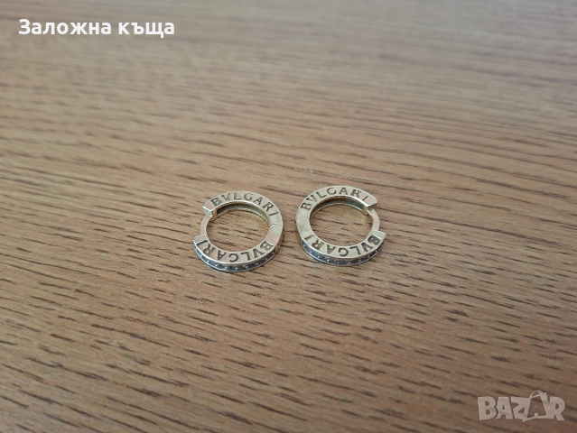 Дамски златни обеци "BVLGARI" - 4,30 гр. / 585 / 14К, снимка 9 - Обеци - 52632046