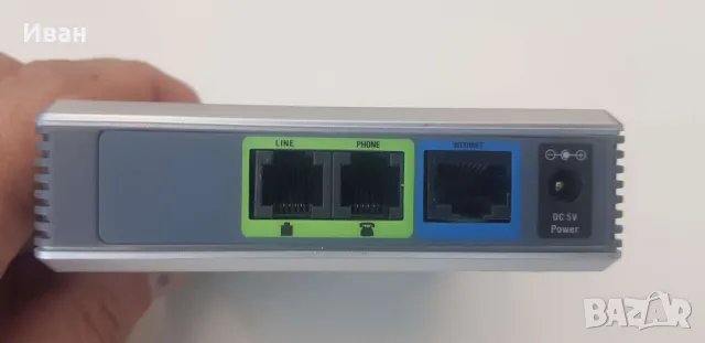 SIP VoIP-To-PSTN Gateway Linksys SPA 3000, снимка 2 - Рутери - 49661818
