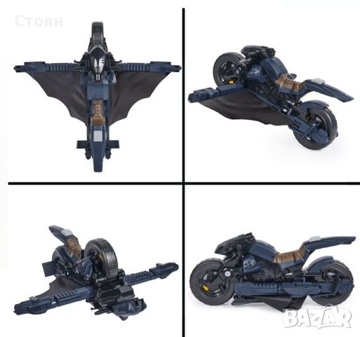 Batman Adventures мотор Batcycle 30cm - Spin Master, снимка 5 - Коли, камиони, мотори, писти - 43074168