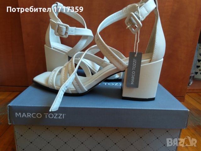 Оригинални дамски сандали "Marco Tozzi", снимка 15 - Дамски обувки на ток - 38102529