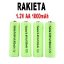 Акумулаторни батерии за соларни лампи Rakieta AA 1800mAh презареждащи се играчки фенери дистанционни, снимка 3