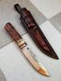 Ръчно изработен ловен нож от марка KD handmade knives ловни ножове, снимка 1 - Ловно оръжие - 39892250