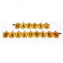 Хартиен надпис Happy Halloween парти гирлянд с тикви, снимка 4