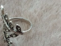 Сребърен пръстен с камъни , снимка 7
