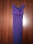 Дамска елегантна лилава рокля, снимка 1 - Рокли - 26240515