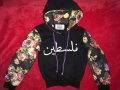 Страхотен суичър с цветя надпис на арабски Палестина 7-8г, снимка 2