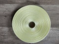 100 метра/ ролка Сатенена лента/ панделка бледо жълто, снимка 3