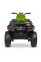 Акумулаторен детски Quad 24V, 4x4, Музикален модул с Bluetooth и USB | Ева Гуми, Зелен, снимка 6
