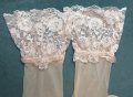 M/L чорапи за жартиери с широка богата дантела, снимка 2
