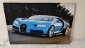Светеща картина с LED осветление - Bugatti Chiron , снимка 1 - Картини - 39815574