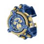 Мъжки часовник Invicta King Python Reserve Swiss Made син със златно, снимка 2