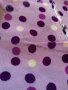 Продавам лилав плат на точки воал, снимка 2
