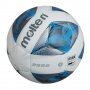 Топка футбол  Molten F5A3555:нова – шита топка – материал – PU – идеална за състезания от високо нив, снимка 1 - Футбол - 32704341