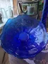Стъклени фруктиери в синьо , снимка 3