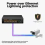 keepLiNK 10-портов гигабитов PoE Switch превключвател 8 порта Gigabit PoE+ и 2 гигабитови порта, снимка 4
