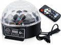 Уникална LED диско топка/Осветление за Парти с дистанционно/Bluetooth колона/RGB/Вграден микрофон, снимка 4