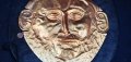 Реплика на златната маска на Агамемнон , снимка 1 - Антикварни и старинни предмети - 43824415