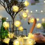 Рози LED светещи за декорация Коледа - елегантен лукс и романтично усещане, снимка 6