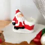 5335 Керамична коледна свещ с Дядо Коледа, снимка 1
