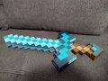 Майнкрафт, Minecraft диамантен меч и кирка 2в1 играчка Маинкрафт, снимка 11