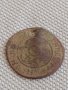 Стар КОРАБЕН ЖЕТОН над стогодишен рядък бронз мед за КОЛЕКЦИОНЕРИ 42480, снимка 2