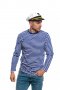 Нов мъжки моряшки комплект: моряшка блуза с дълъг ръкав и капитанска шапка, снимка 2