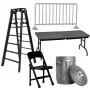 Аксесоари за кеч играчки стълби маси столове кофи чукове и др. WWE WWF Mattel Jakks table ladder, снимка 14