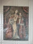 Стара творба- икона, масло върху платно,детайлно майсторско изпълнение , снимка 1