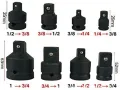Комплект ударни вложки 1", 1/2", 1/4", 3/4", 3/8"- 8 части., снимка 4