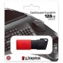 Kingston 128GB DataTraveler Exodia M USB slider cap USB 3.2 Gen2, red, снимка 1 - USB Flash памети - 43155711