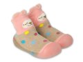 Бебешки боси обувки Befado 002P019, Розови на цветни точки, снимка 1 - Детски обувки - 43533609
