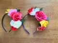 Диадема с цветя за народни танци, снимка 7