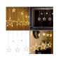 Декоративна LED завеса Mercado Trade, Звезди, 107 крушки, снимка 1