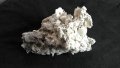 № 37 Кварц, Планински кристал, Кварцова друза с калцит и халкопорит, 