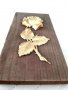 Дървено мини-пано ,,Златна роза,,, снимка 4