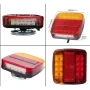 Комплект магнитни 16 LED задни светлини за ремарке, 12V, с кабел 10 м, 7 пинов, снимка 9